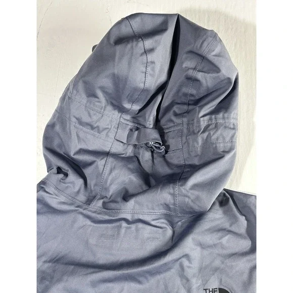 Womens The North Face Waterproof Dryvent Hooded Rain Jacket Ash Blue LG Hyvent - Picture 12 of 13